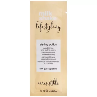 Milk Shake Lifestyling Styling Potion, Profesjonalny krem do stylizacji z filtrami UV, utrwala i dodaje objętości, 10 ml - Kosmetyki do stylizacji włosów - miniaturka - grafika 1