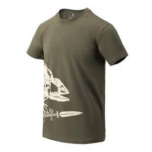 T-shirt Helikon Full Body Skeleton Olive Green - Odzież taktyczna i umundurowanie - miniaturka - grafika 1