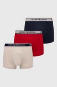 Majtki męskie - Emporio Armani Underwear bokserki 3-pack męskie kolor czerwony - miniaturka - grafika 1