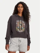 Bluzy damskie - Billabong Bluza All Time EBJFT00146 Czarny Boxy Fit - miniaturka - grafika 1