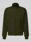 Kurtki męskie - Bluzon o kroju relaxed fit z wyhaftowanym logo - miniaturka - grafika 1