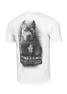 Koszulki sportowe męskie - Pit Bull T-Shirt Mugshot II White - miniaturka - grafika 1