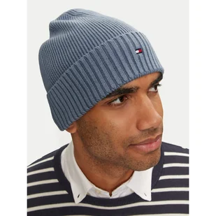 Czapka Tommy Hilfiger Flag AM0AM12796 Niebieski - Czapki męskie - miniaturka - grafika 1