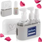 Kosmetyczki, organizery i kuferki - POJEMNIKI PODRÓŻNE BUTELKI KOSMETYKI WAKACJE DO SAMOLOTU BAGAŻU KOSMETYCZKA - miniaturka - grafika 1