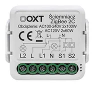 Systemy inteligentnych domów - Moduł OXT mini ściemniacz 2 obwody ZigBee - miniaturka - grafika 1