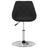Fotele i krzesła biurowe - vidaXL Krzesło biurowe, czarne, sztuczna skóra! 335150 - miniaturka - grafika 1