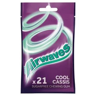 Airwaves Cool Cassis - 21 drażetek - Gumy do żucia, lizaki, dropsy - miniaturka - grafika 1