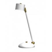 Lampy stojące - Biało-złota lampka na biurko do pokoju dziecięcego - N021-Circile - miniaturka - grafika 1