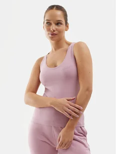 4F Top 4FWSS24TSLEF041 Różowy Slim Fit - Koszulki i topy damskie - miniaturka - grafika 1