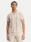 Koszule męskie - Guess Koszula M6GP46 K3236 Beżowy Regular Fit - miniaturka - grafika 1