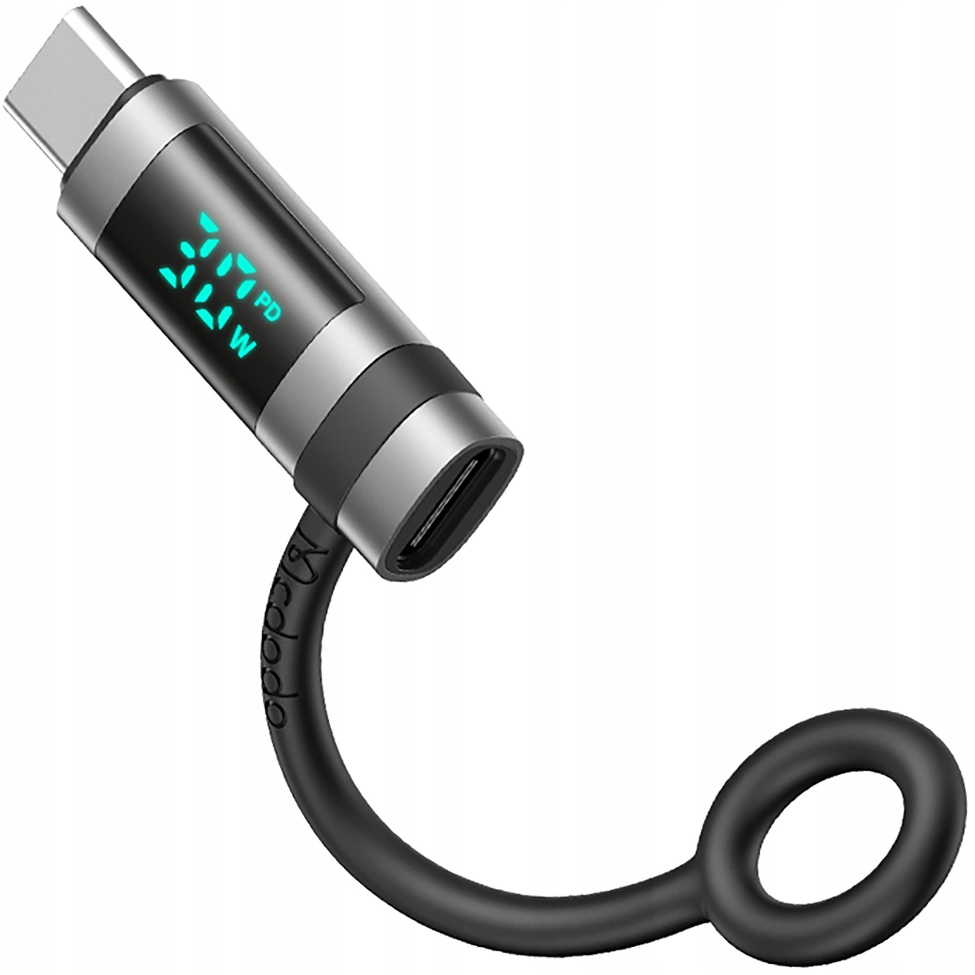 Apple Kabel USB Mcdodo MCDODO ADAPTER PRZEJŚCIÓWKA USB-C USB TYP C DO LIGHTNING IPHONE 60W MIERNIK
