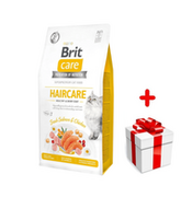 Sucha karma dla kotów - BRIT Care Cat  Grain-Free Haircare 7kg + niespodzianka dla kota GRATIS! - miniaturka - grafika 1