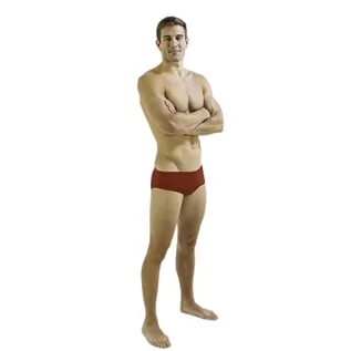 Kąpielówki męskie - Finis Męskie spodenki kąpielowe Aqua Solid Red 24, rozmiar uniwersalny, czerwony, jeden rozmiar - grafika 1