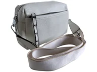 Torebki damskie - Torebka Damska, Modna Mała Listonoszka Na Ramię, Kolor Biały, Miejska - miniaturka - grafika 1