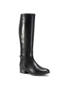 Geox Oficerki D Felicity A D04G1A 00043 C9999 Czarny - Kozaki damskie - miniaturka - grafika 1