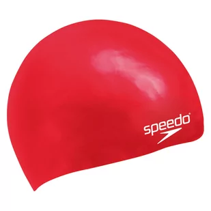 Speedo czepek Moulded Silicone Cap red Jr - Pływanie - miniaturka - grafika 1