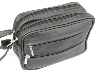 Saszetka Męska Skórzana Średnia MAGRE (PL) ANDRZEJ II BIS DeLuxe Skóra Naturalna 22,5 x 15 x 5 [cm] - Torby męskie - miniaturka - grafika 10