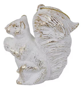 EWAX, Zawieszka na choinkę wiewiórka biała 8.5x4.5x9cm - Bombki - miniaturka - grafika 1