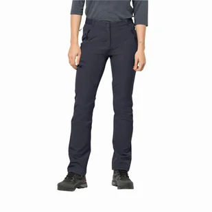 Damskie spodnie softshellowe Jack Wolfskin GEIGELSTEIN PANTS W graphite - 46S - Spodnie sportowe damskie - miniaturka - grafika 1