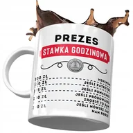 Kubki - Dla Prezesa Kubek na Urodziny Imieniny na Prezent z Nadrukiem ze Zdjęciem + Opakowanie na prezent (wzór 01) - miniaturka - grafika 1