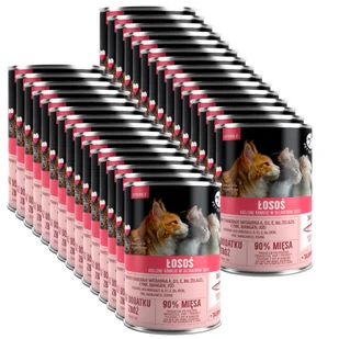 PetRepublic kawałki w sosie z łososiem (sterile) 30x400g dla kota - Mokra karma dla kotów - miniaturka - grafika 1