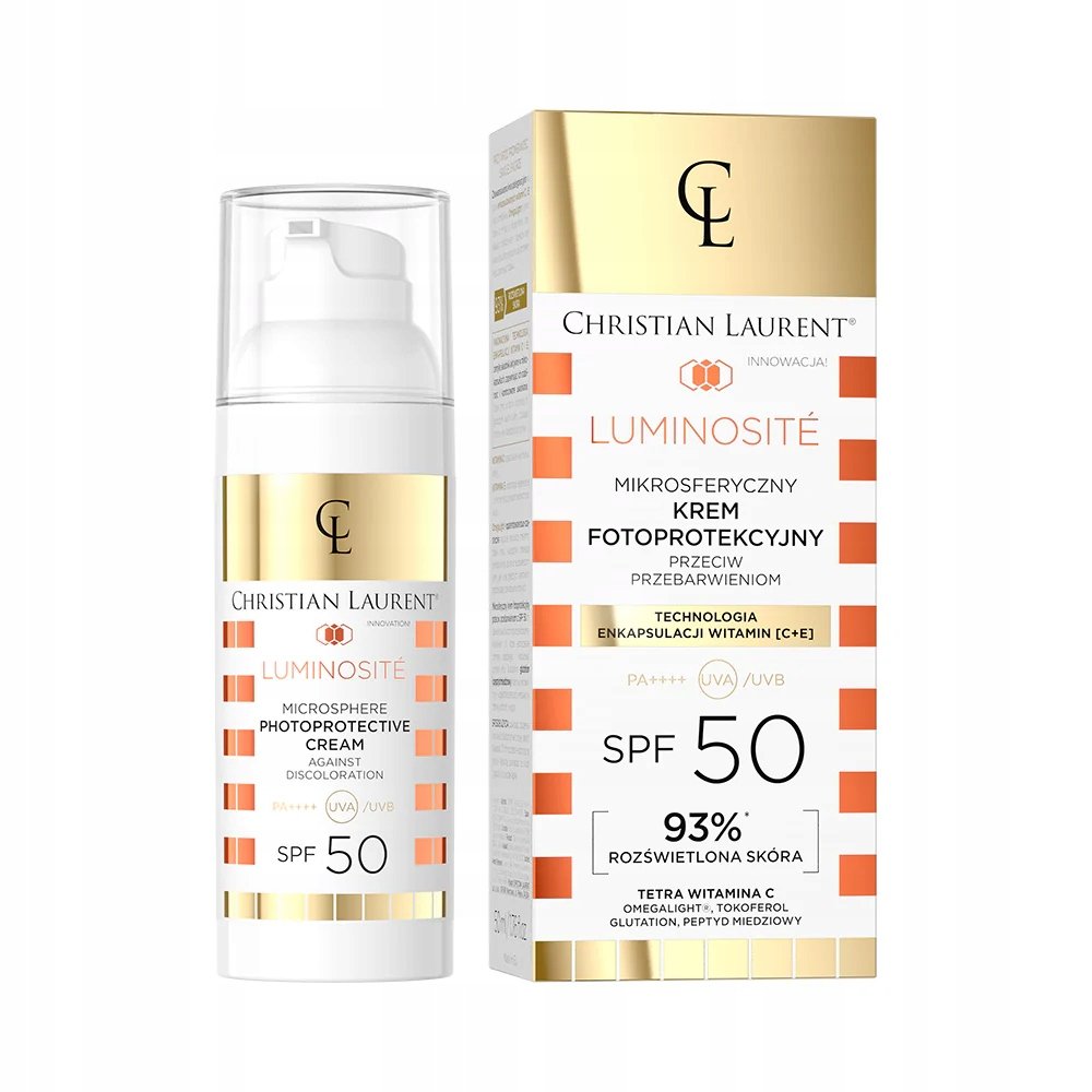 Krem do twarzy Christian Laurent Spf 50 przeciw przebarwieniom