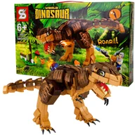 Klocki - Klocki konstrukcyjne Dinosaur World Jurassic Karnotaur Dinozaur 589EL - miniaturka - grafika 1