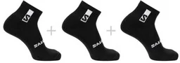 Skarpety Salomon Everyday Ankle 3-pack Black / Black / Black - Skarpetki i podkolanówki sportowe - miniaturka - grafika 1