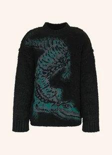 Lacoste Sweter Z Błyszczącą Przędzą schwarz - LACOSTE - Swetry męskie - miniaturka - grafika 1