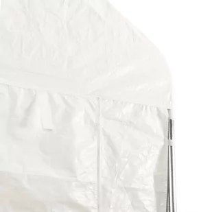 Namiot ogrodowy z dachem, biały, 4,08x2,23x3,22 m, polietylen Lumarko! - Altany ogrodowe - miniaturka - grafika 4