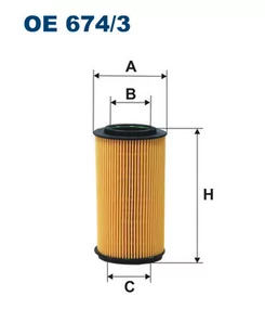 FILTRON OE674/3 - Filtry oleju - miniaturka - grafika 1