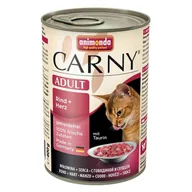 Mokra karma dla kotów - Animonda Carny Carny Adult Wołowina i Serca 400g - miniaturka - grafika 1