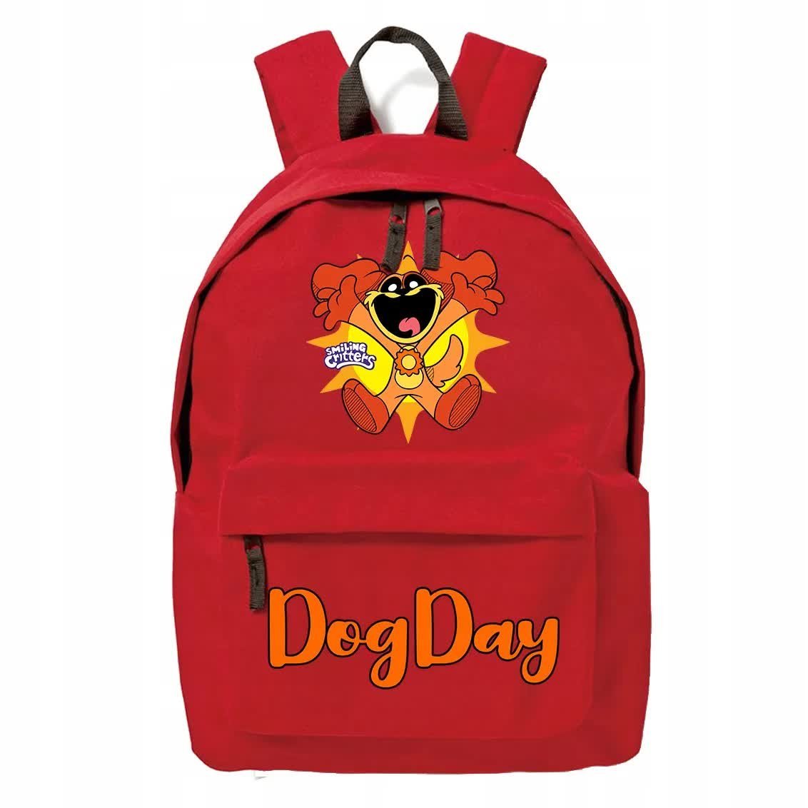 PLECAK SZKOLNY Czerwony Wyprawka Do Szkoły Dla Fana CRITTERS Dog Day Wzory