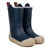 Chusty do noszenia dzieci - Nuuroo - Kalosze Dziecięce Z Naturalnej Gumy Animal Black Iris Roz. 25 - miniaturka - grafika 1