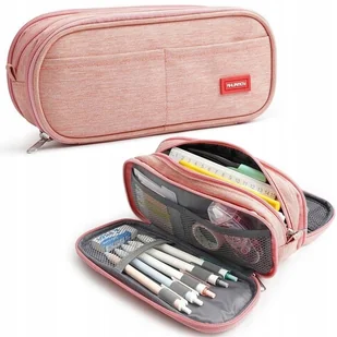 Piórnik rozkładany różowy szkolny dla dziewczynki pojemny kompaktowy szkoła - Piórniki Piórnik rozkładany różowy szkolny dla dziewczynki pojemny kompaktowy szkoła - Piórniki - miniaturka - grafika 1