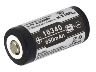 XTAR 16340-65PCM 650mAh Li-ION - Akumulatory ogólnego zastosowania - miniaturka - grafika 2