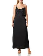 Sukienki - Vila Damska sukienka Viravenna Strap Ankle Dress-Noos, czarny, 38 - miniaturka - grafika 1