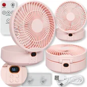 Wentylatory - Heckermann WSK302 Różowy - miniaturka - grafika 1