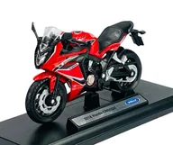 Samochody i pojazdy dla dzieci - WELLY 2018 HONDA CBR650F 1:18 12853 - miniaturka - grafika 1