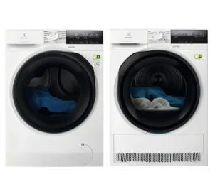 Electrolux pralka 700 SteamCare EW7F3487UP 8kg 1400obr/min + suszarka 700 DelicateCare EW7D387UP 63,6cm 8kg - Zestawy zintegrowane AGD - miniaturka - grafika 1