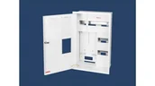 Rozdzielnie elektryczne - Szafka licznikowa podtynkowa 1-licznikowa 3-fazowy 25 modułów plombowana IP30 115mm RW-25P Z/E - miniaturka - grafika 1