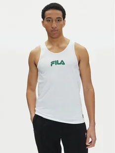 Fila Tank top Lirey FAM0919 Biały Slim Fit - Koszulki męskie - miniaturka - grafika 1