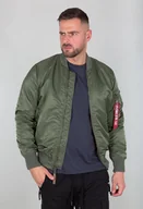 Kurtki męskie - Alpha Industries MA-1 VF 59 Long JACKET SAGE GREEN - miniaturka - grafika 1