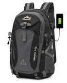 Plecaki - Plecak turystyczny trekkingowy Alaska 40L czarny - miniaturka - grafika 1