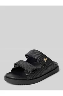 Klapki z zapięciem na rzep - Tommy Hilfiger - Klapki i japonki damskie - miniaturka - grafika 1