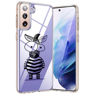 Etui na telefon komórkowy Samsung Galaxy S21 Plus silikonowe etui ochronne z wzorem motywu - Etui i futerały do telefonów - miniaturka - grafika 1