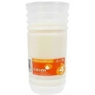 Wkład zniczowy parafinowy 4 17 cm - Lampiony i znicze - miniaturka - grafika 1