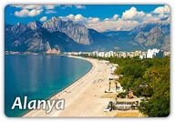 Magnesy - ALANYA - Plaża - Krajobraz - Magnes na lodówkę - miniaturka - grafika 1