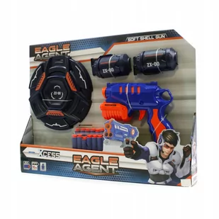 Pistolet Xcess Wyrzutnia + 20 Strzałek Do Nerf - Zabawki militarne - miniaturka - grafika 1
