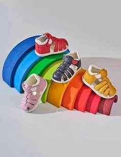 Geox Sandały chłopięce B MACCHIA Boy Sandal, Ochre Yellow, 19 EU, żółty, 19 EU - Buty dla chłopców - miniaturka - grafika 1